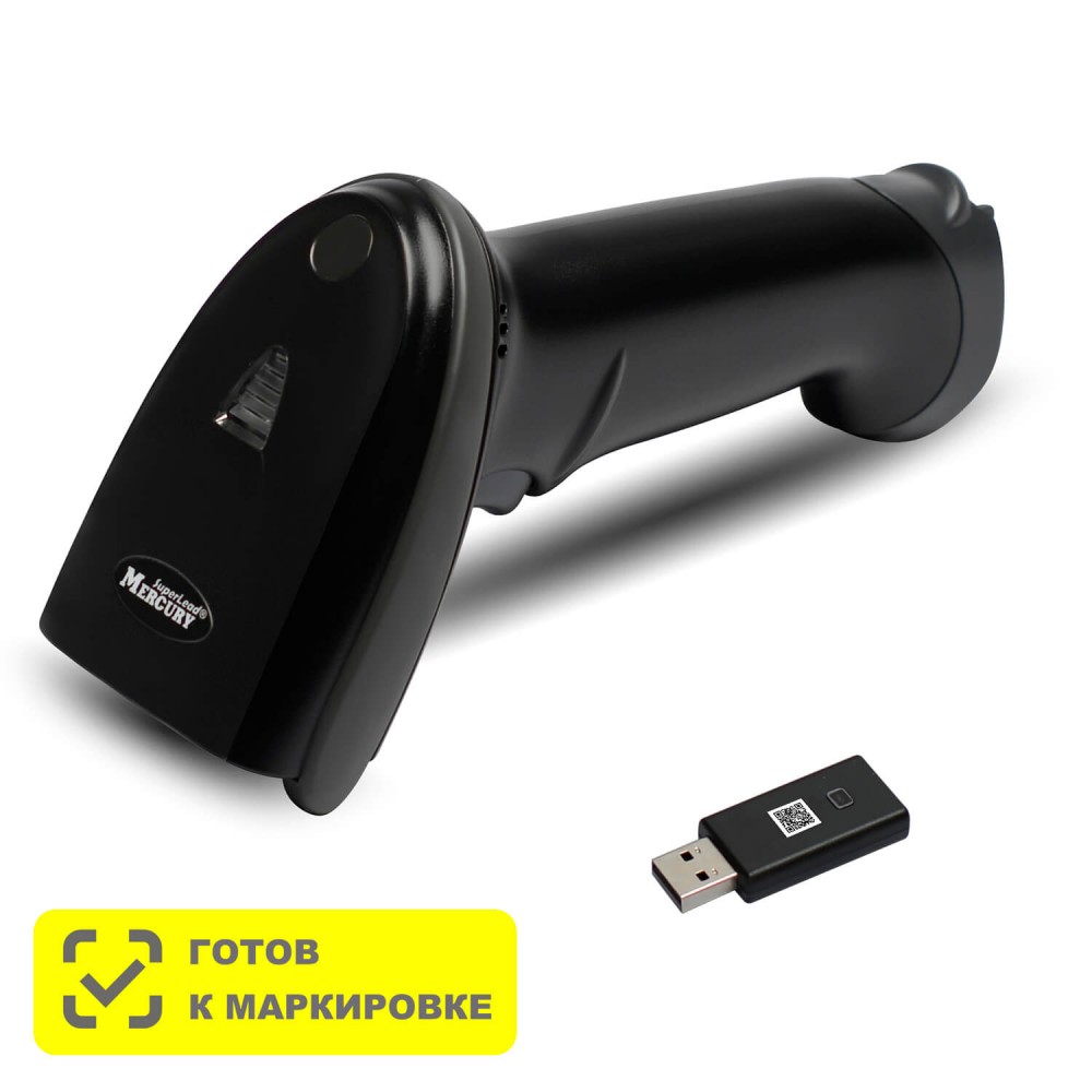 Беспроводной сканер штрих-кода Mercury CL-2200 BLE Dongle P2D USB Black
