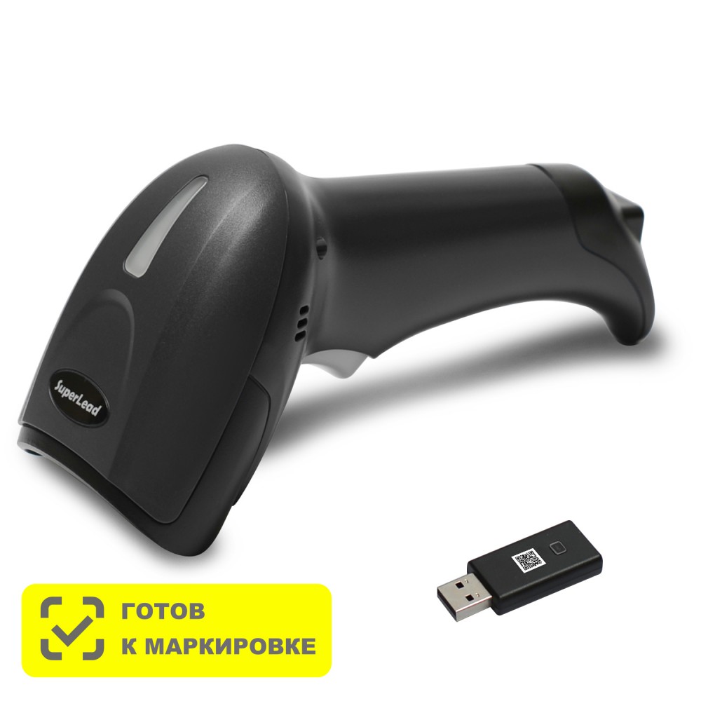 Беспроводной сканер штрих-кода Mertech CL-2300 BLE Dongle P2D USB Black