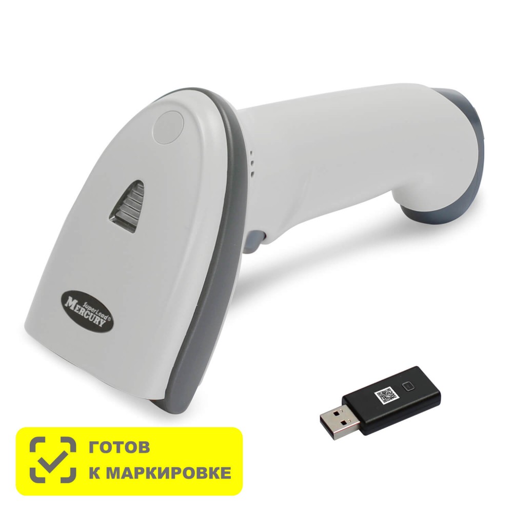 Беспроводной сканер штрих-кода Mercury CL-2200 BLE Dongle P2D USB White